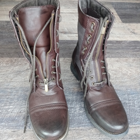 Steven Madden M-archer Combat Boots Sz 7M - Picture 7 of 11